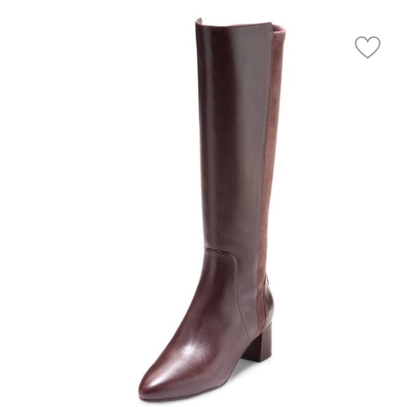 Cole Haan Go To Block Heel Knee High Boots - Picture 1 of 2